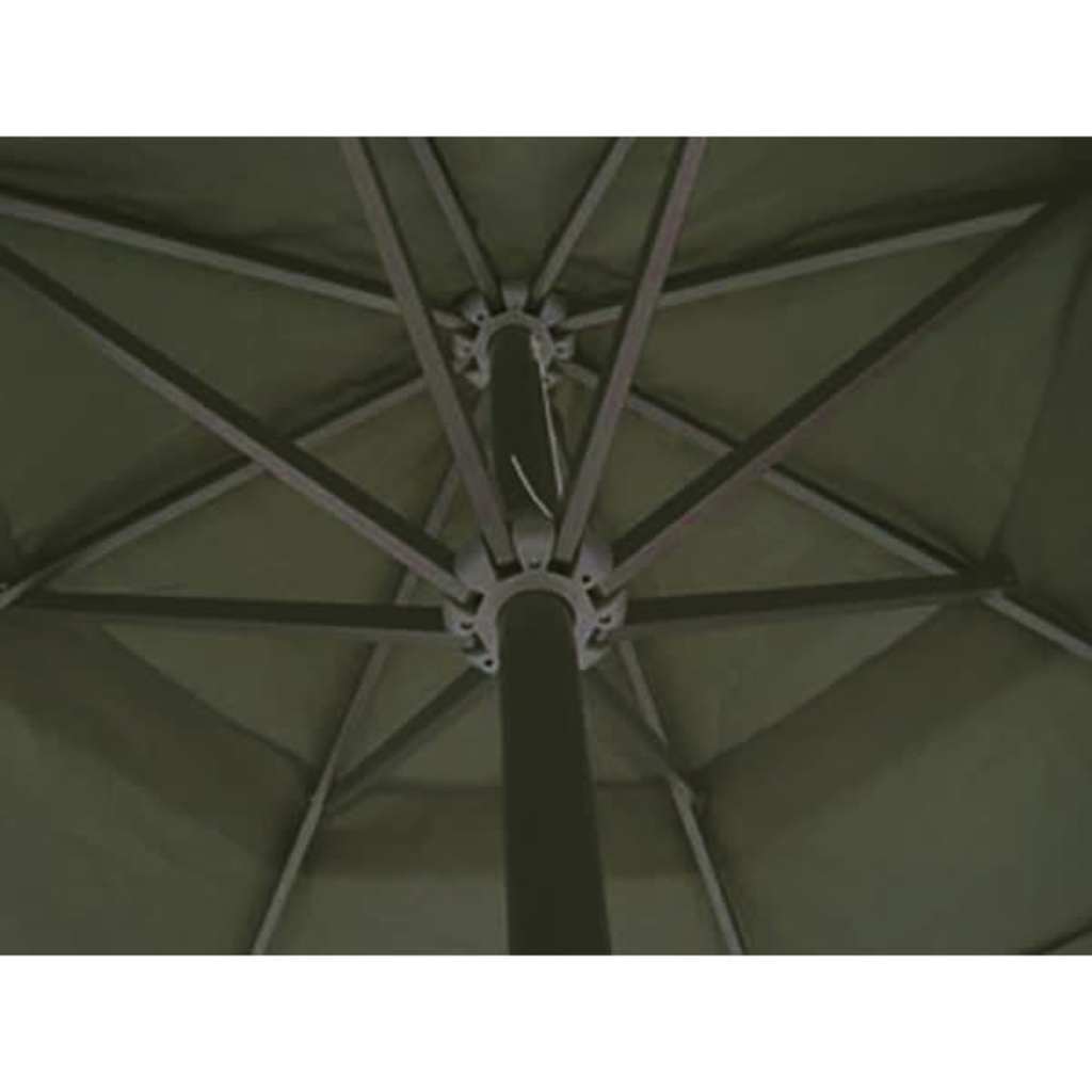 Sonnenschirm Weiß Aluminium 500 cm