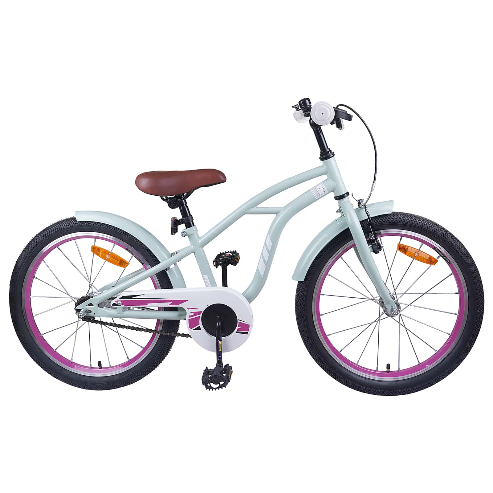 Kinderfahrrad 12 Zoll für 2-4 Jahre alt Hellgrün