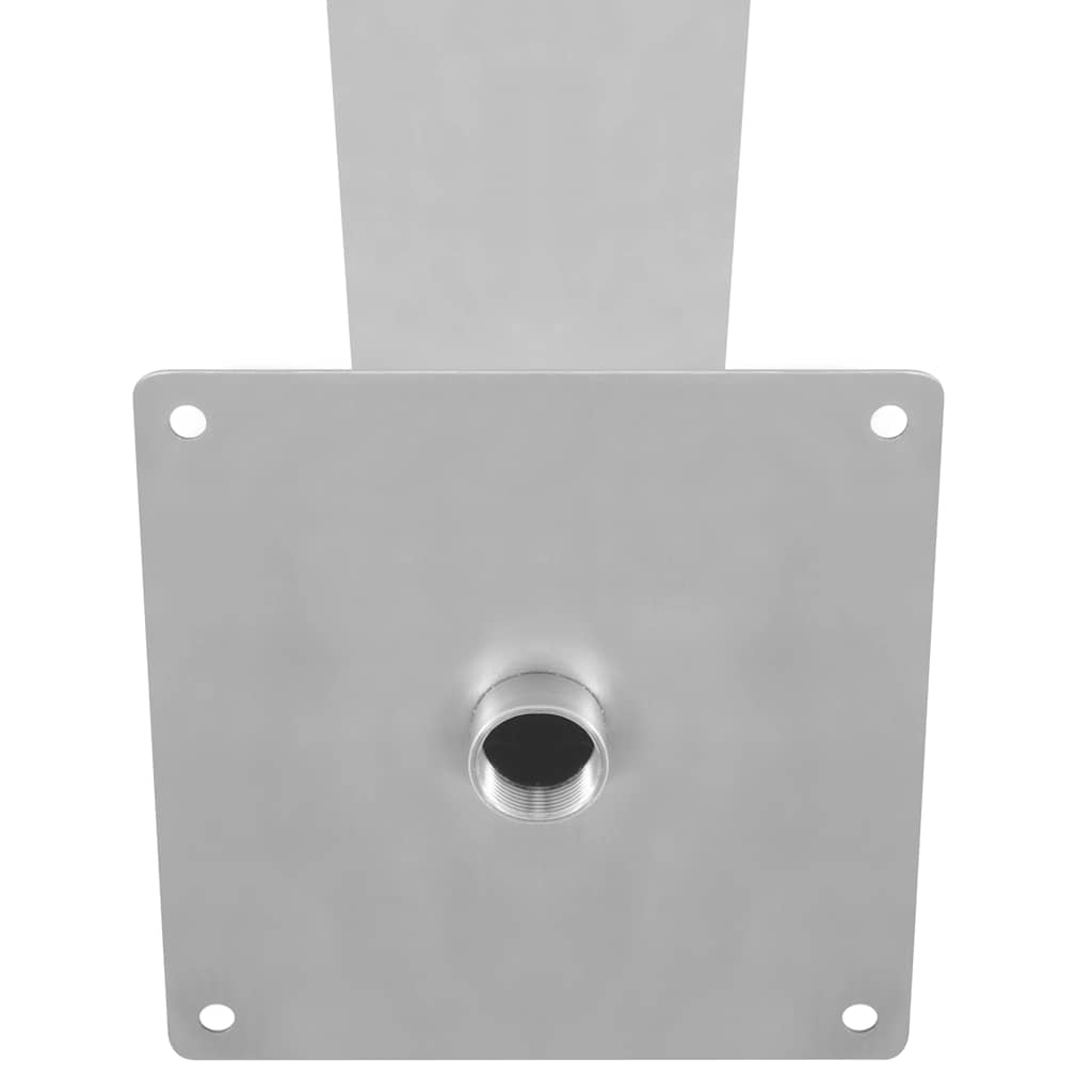 Pool-Wasserfall Edelstahl 63,5 x 29 x 51 cm Silber