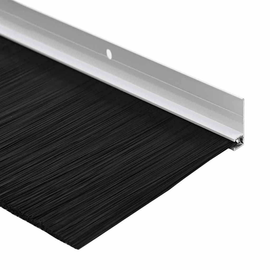 Aufsteck Türbürstendichtungen 2 pcs Braun 100 cm