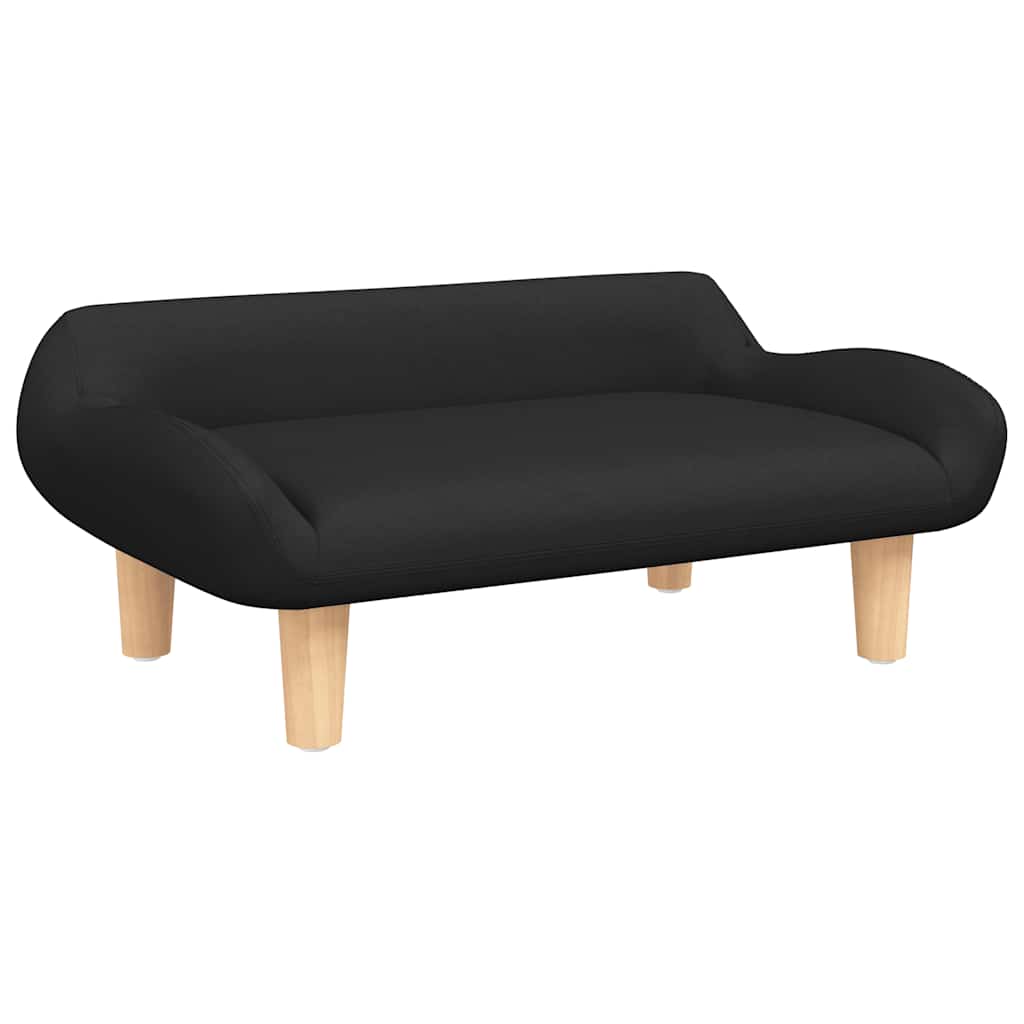 Hundebett Creme 70x40x24 cm Stoff