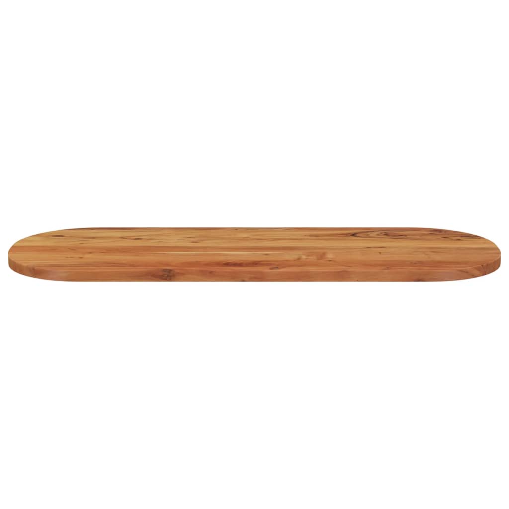 Tischplatte 110x40x2,5 cm Oval Massivholz Mango