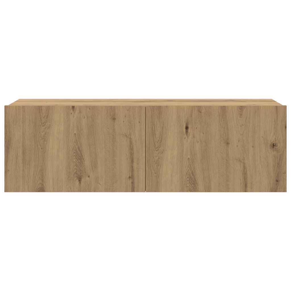 4-tlg. TV-Schrank-Set Weiß Holzwerkstoff