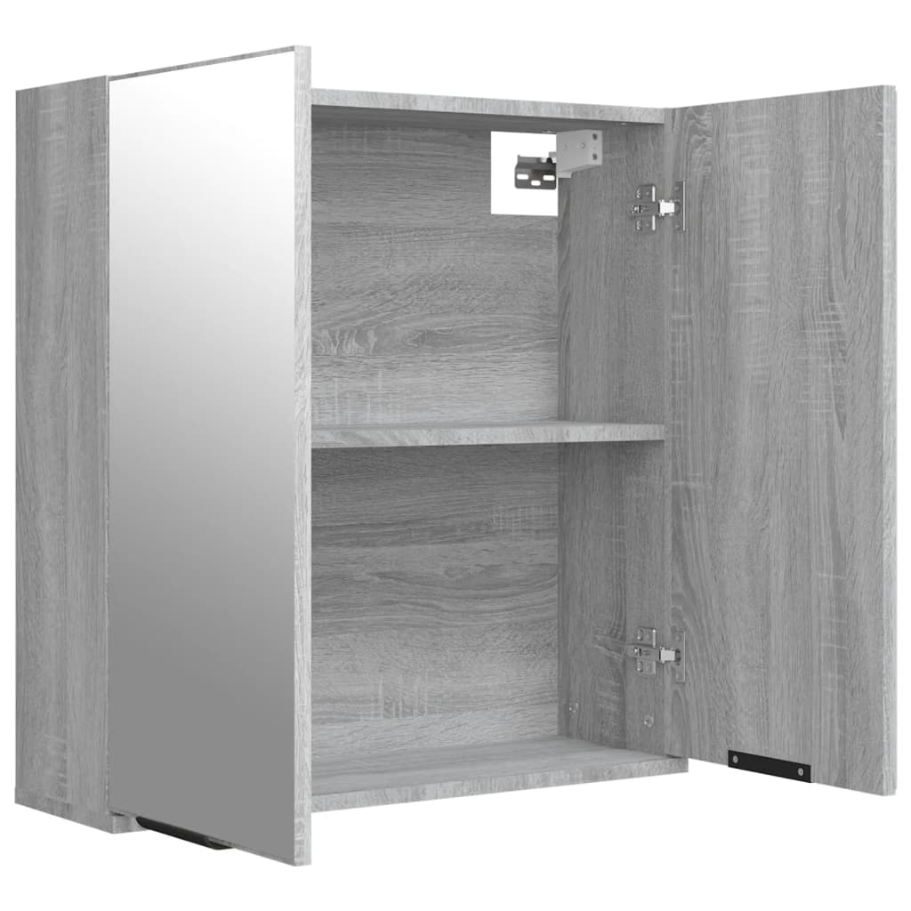 Bad-Spiegelschrank Weiß 64x20x67 cm