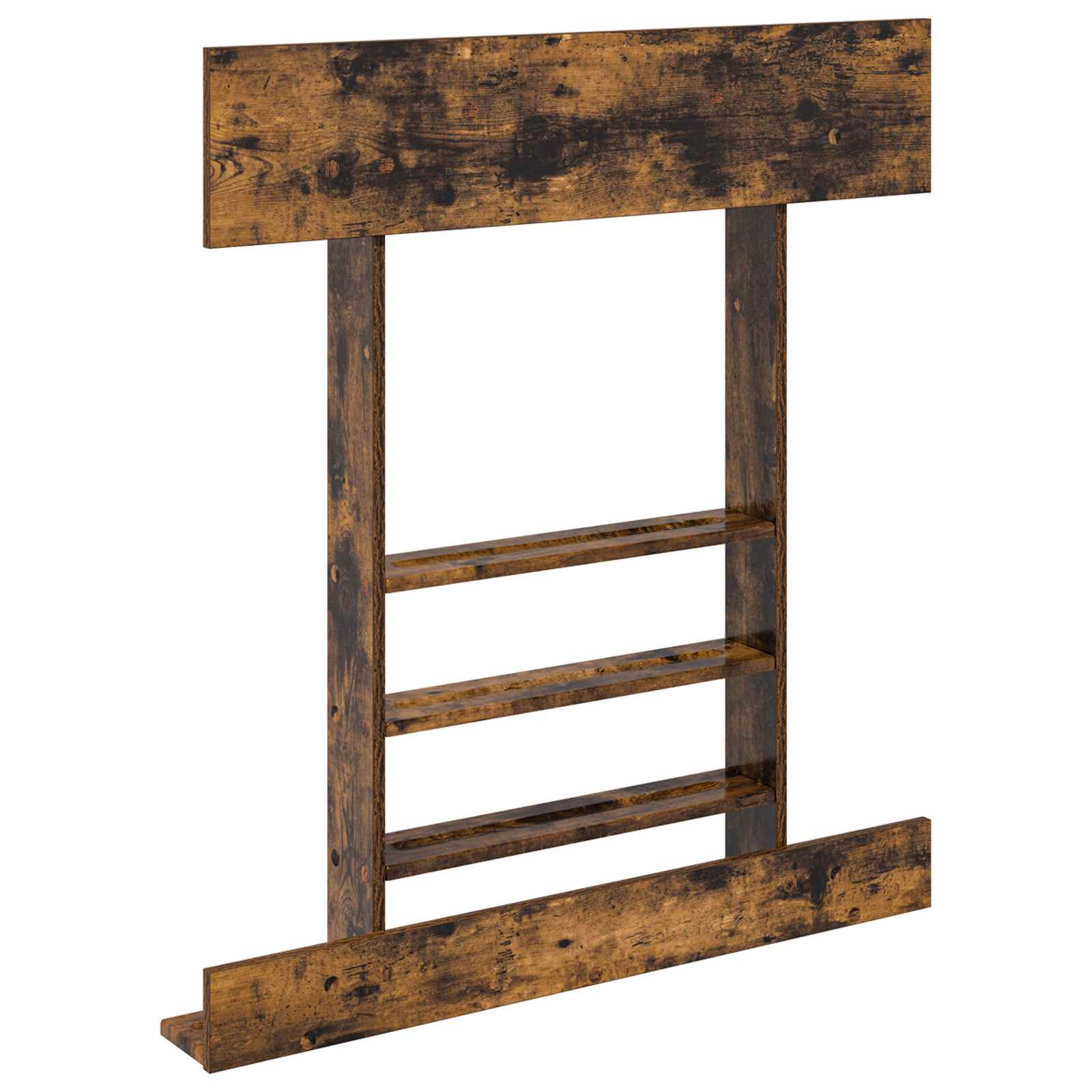 Billardqueue-Ständer Holzwerkstoff 93 x 12 x 103 cm Weiß