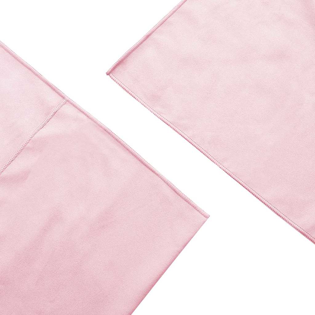 Außenstuhl Handtücher 2 pcs Schwarz 130 x 60 cm