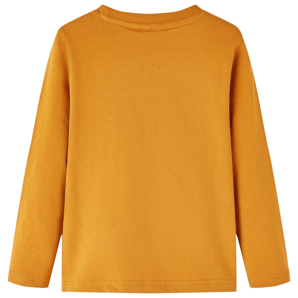Kinder-Langarmshirt Dunkelrot 116
