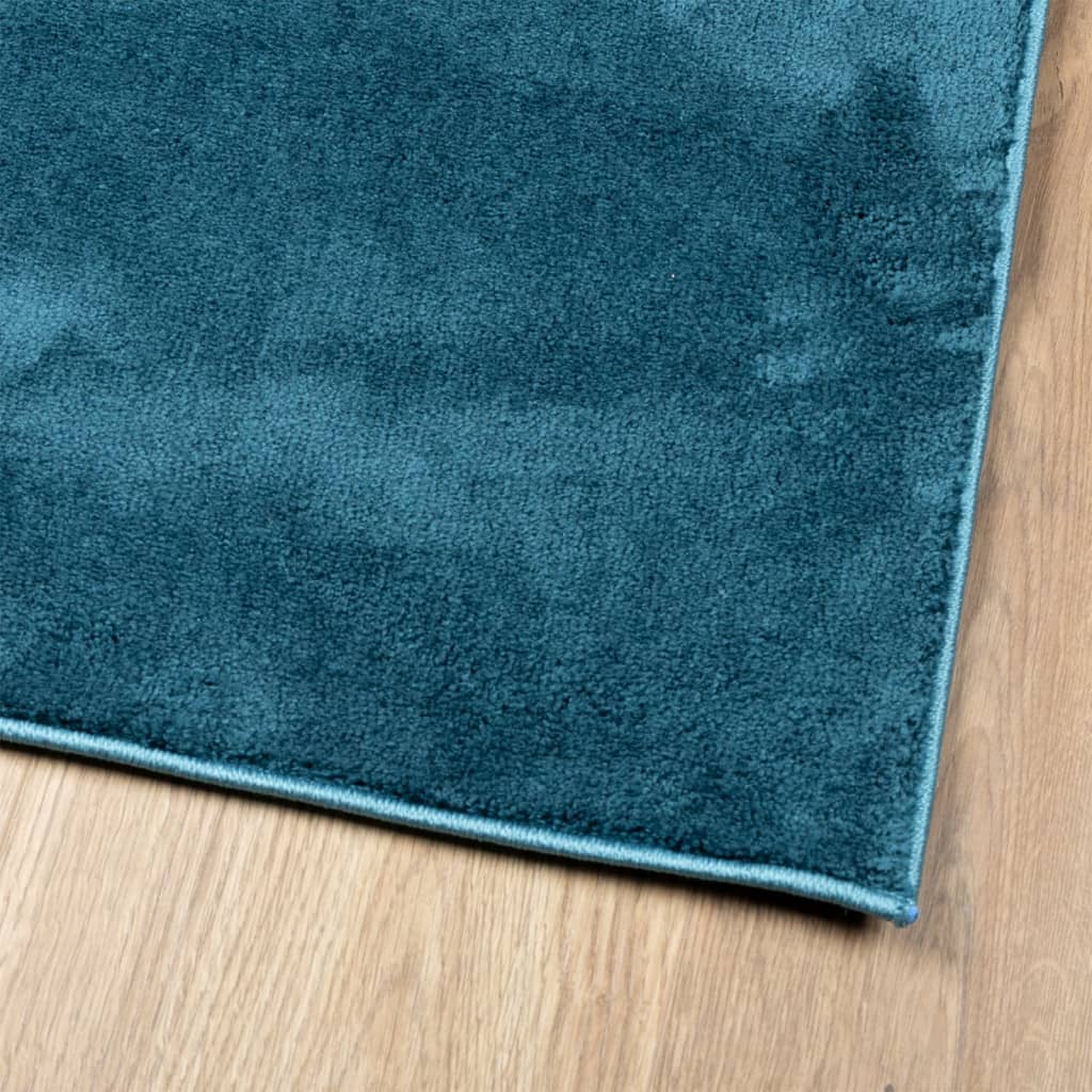 Teppich OVIEDO Kurzflor Anthrazit 120x120 cm