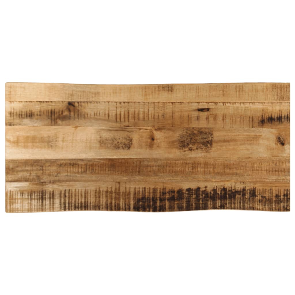 Tischplatte 40x40x2,5 cm Rechteckig Massivholz Akazie Baumkante