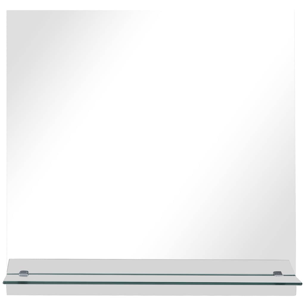 Wandspiegel mit Regal 20×40 cm Hartglas