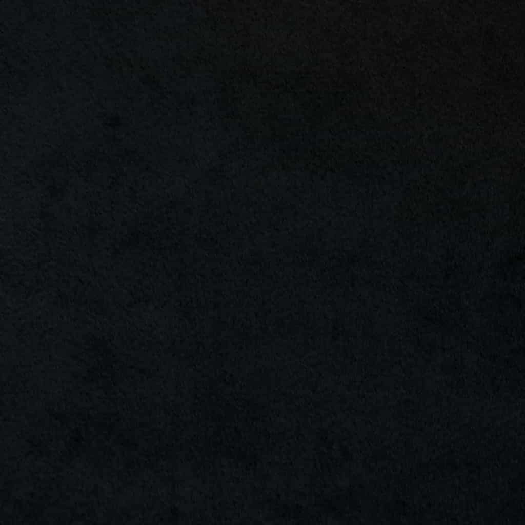 Verdunkelungsvorhänge 2 pcs Schwarz 140 x 140 cm Samt