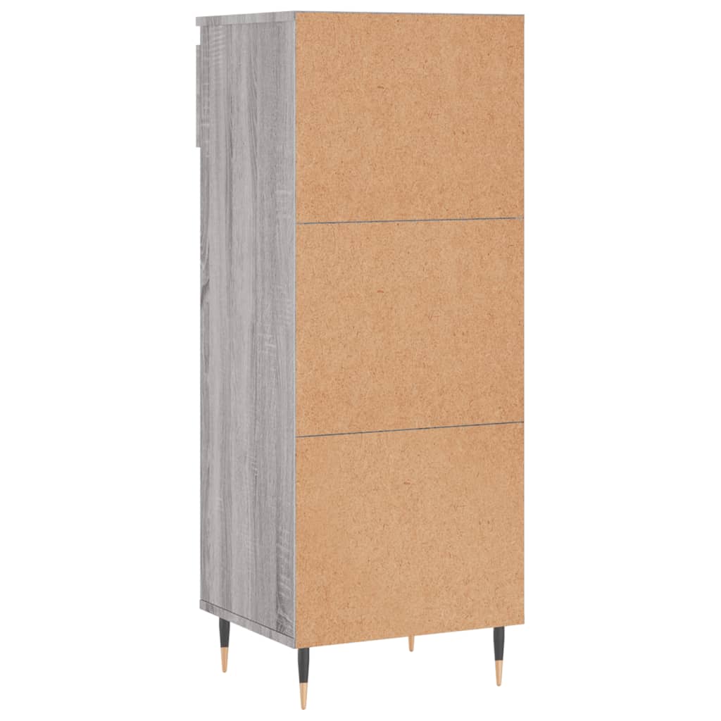 Schuhschrank Schwarz 40x36x105 cm Holzwerkstoff