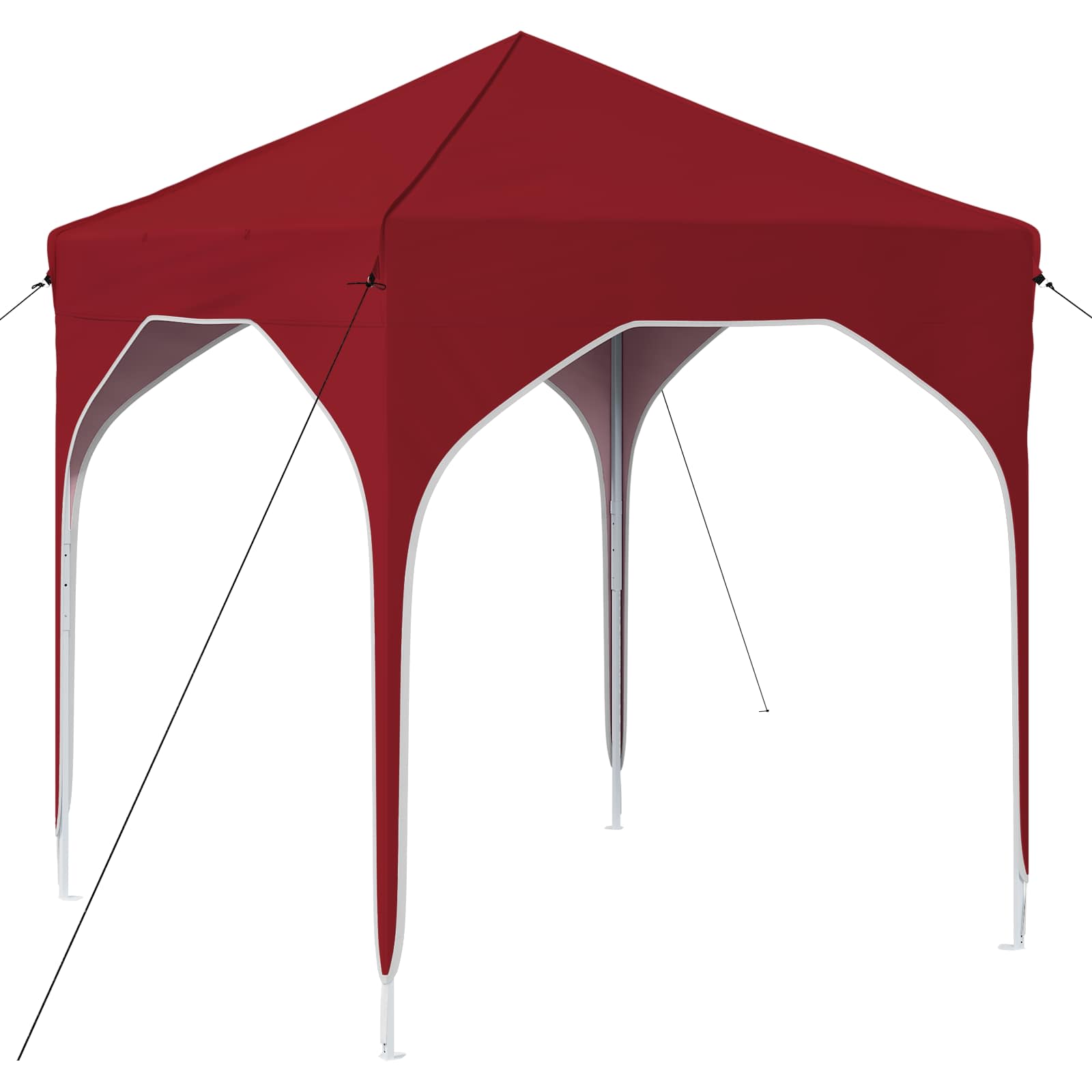 Pop-up Partyzelt 194 x 194 x 245 cm Creme