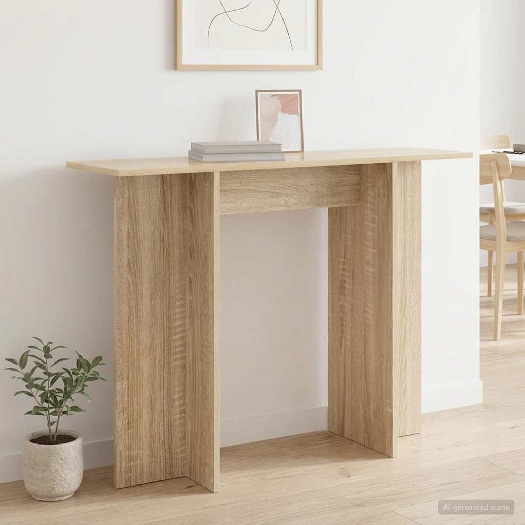 Konsolentisch Weiß 100 x 30 x 75 cm Holzwerkstoff