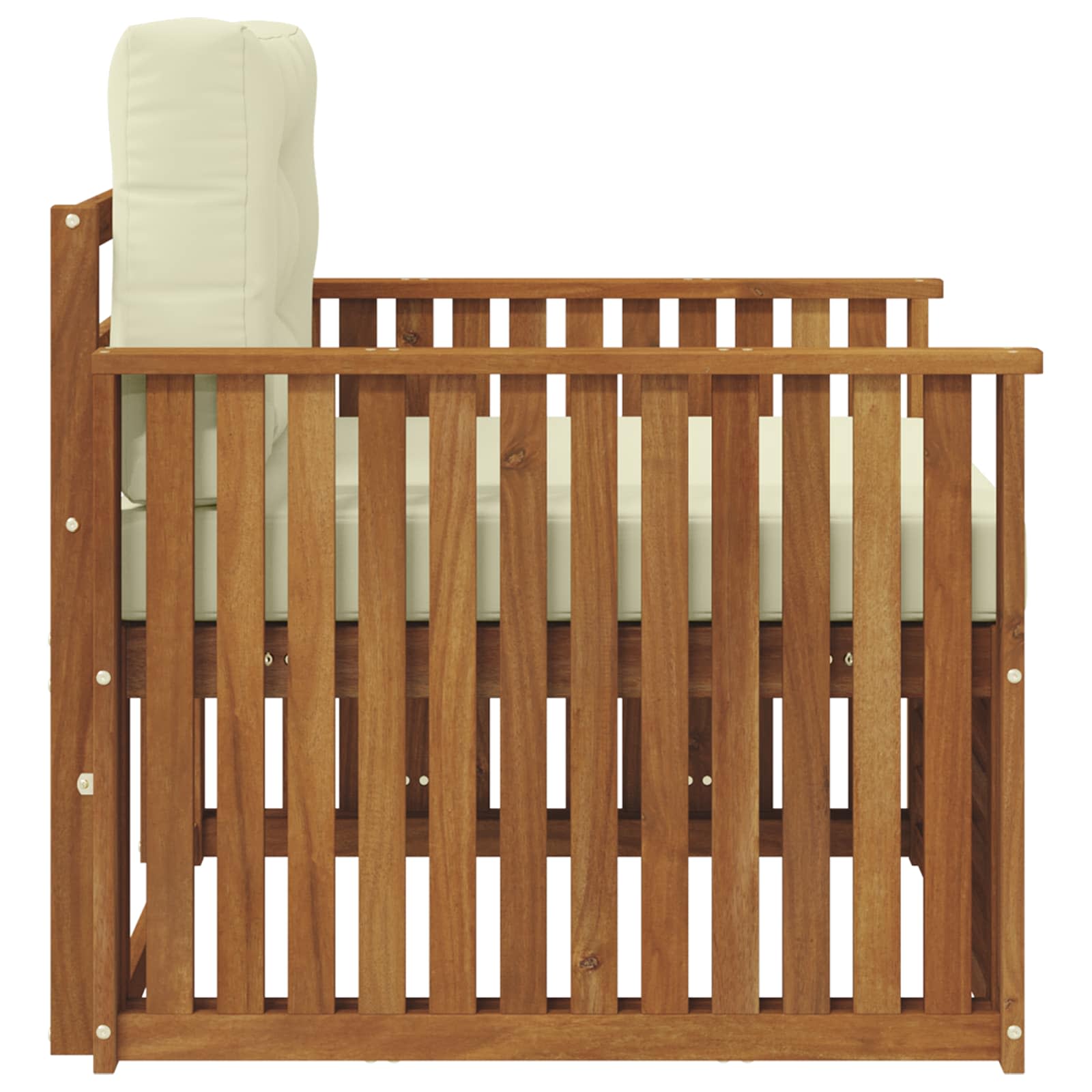 2 Stück Outdoor-Sofa Natur