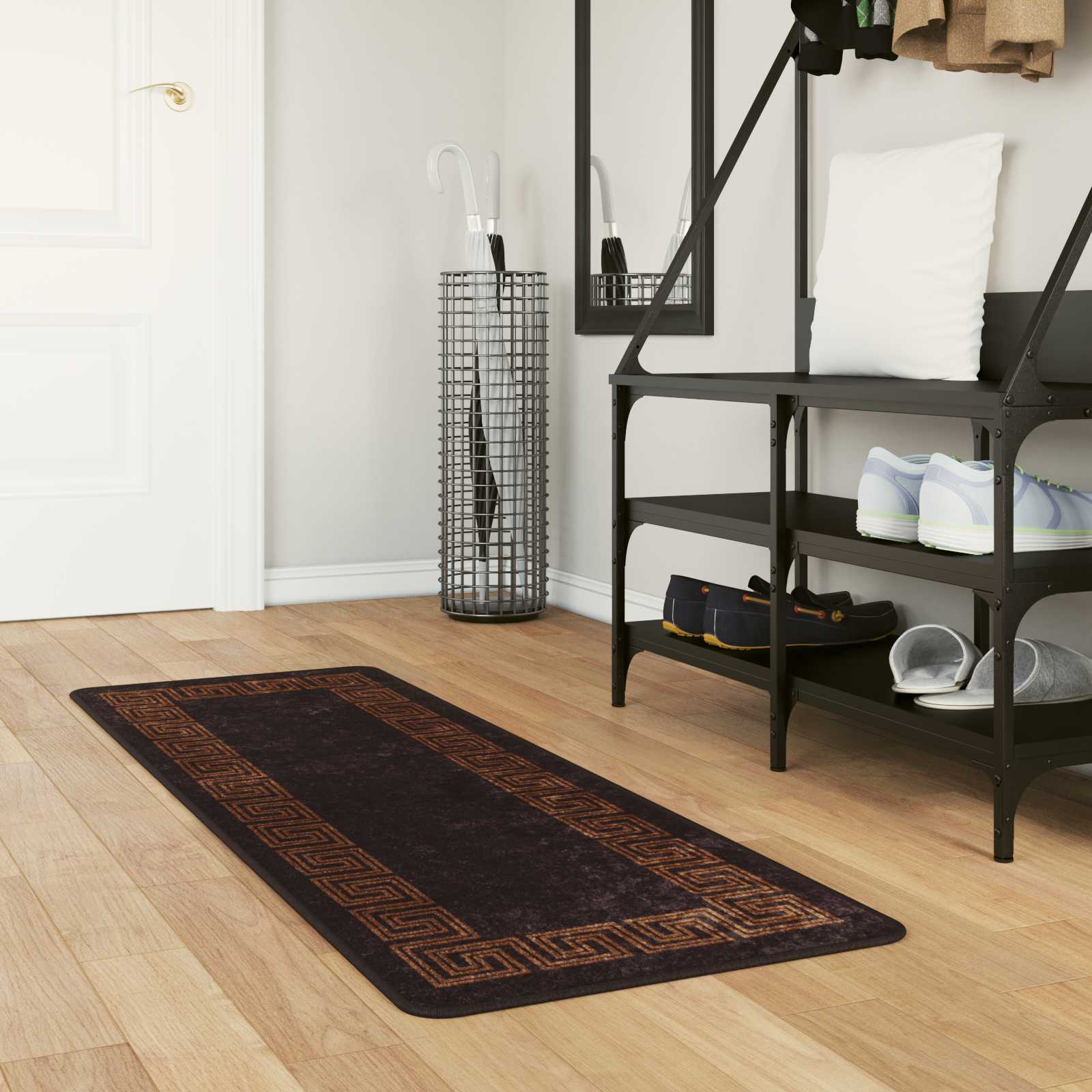 Teppich Waschbar Mehrfarbig 160x230 cm