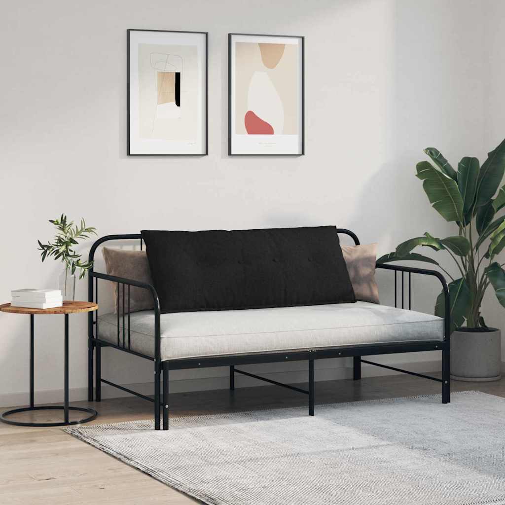 Rückenkissen Hellgrau 50 x 19 x 45 cm Stoff