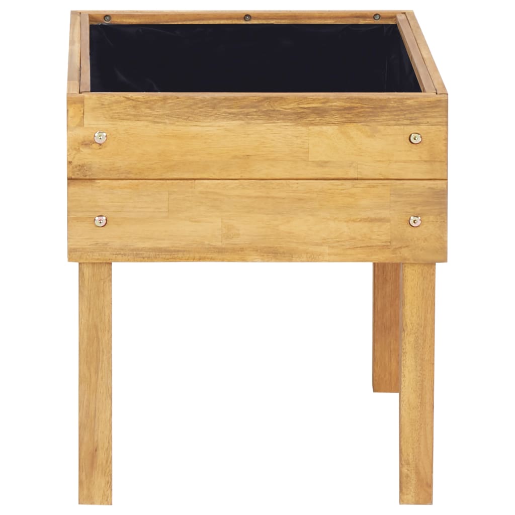 Hochkübel 78,5 x 58,5 x 78,5 cm Massivholz Akazie