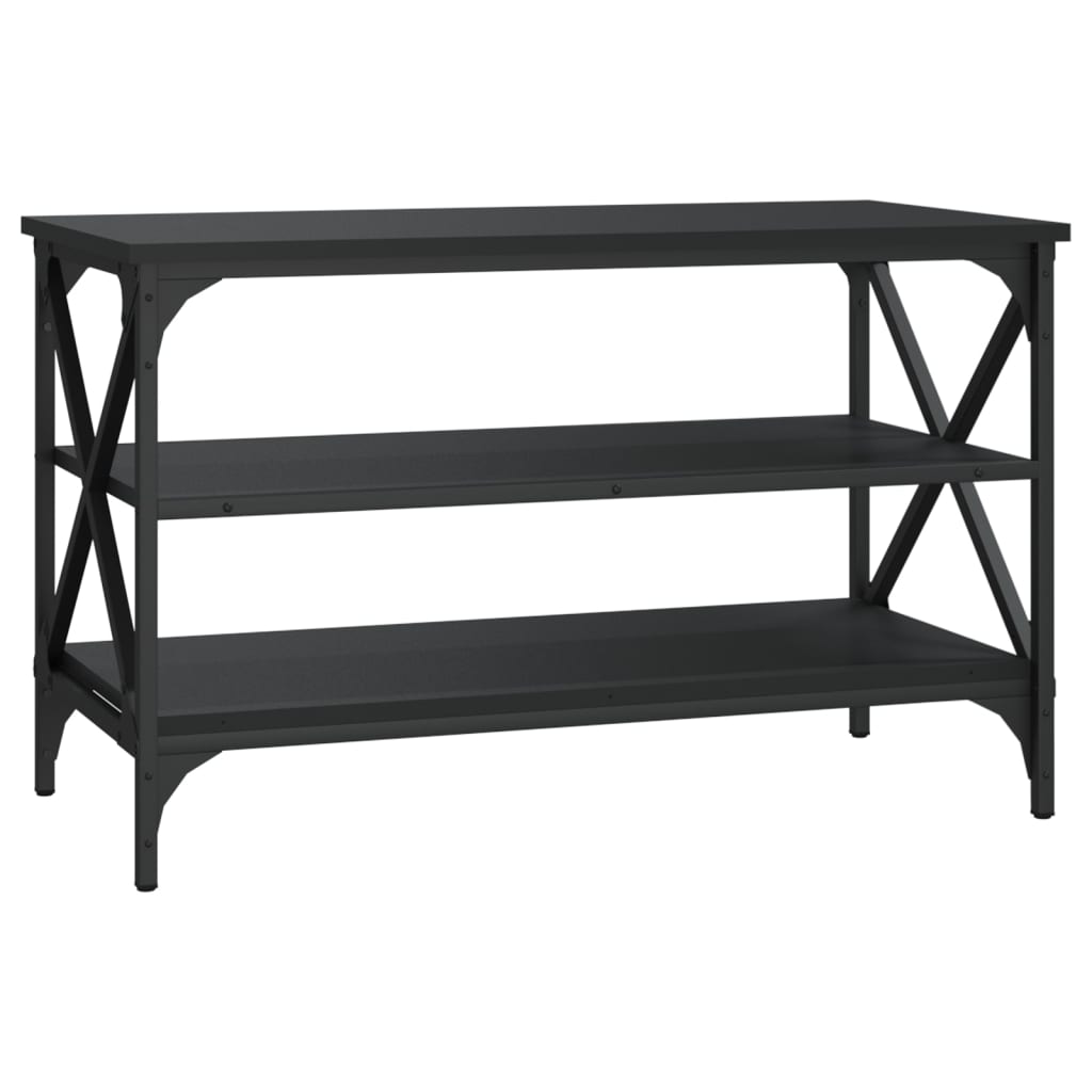 Beistelltisch Schwarz 40x42x50 cm Holzwerkstoff