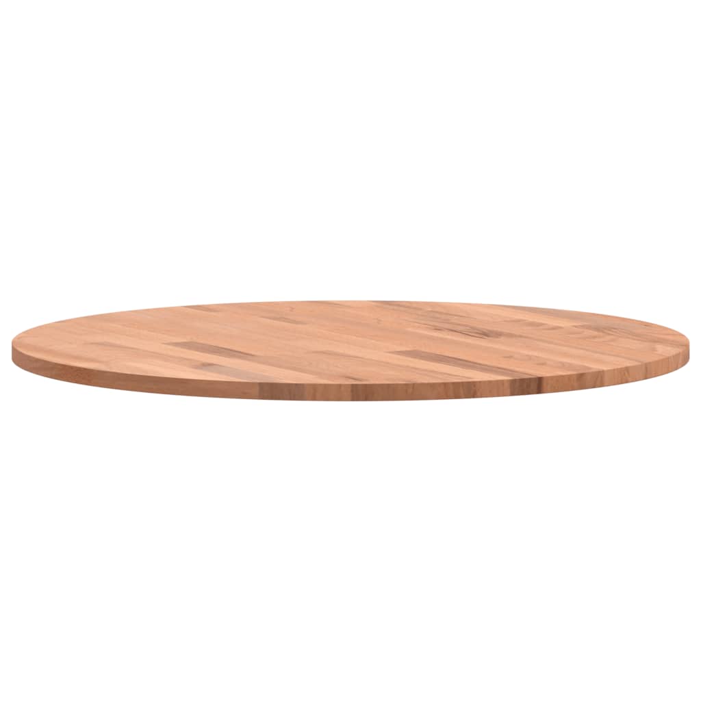 Tischplatte Ø30x1,5 cm Rund Massivholz Buche