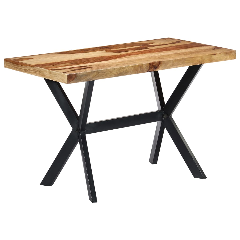 Esstisch Massivholz Mango und Stahlgestell 180 cm