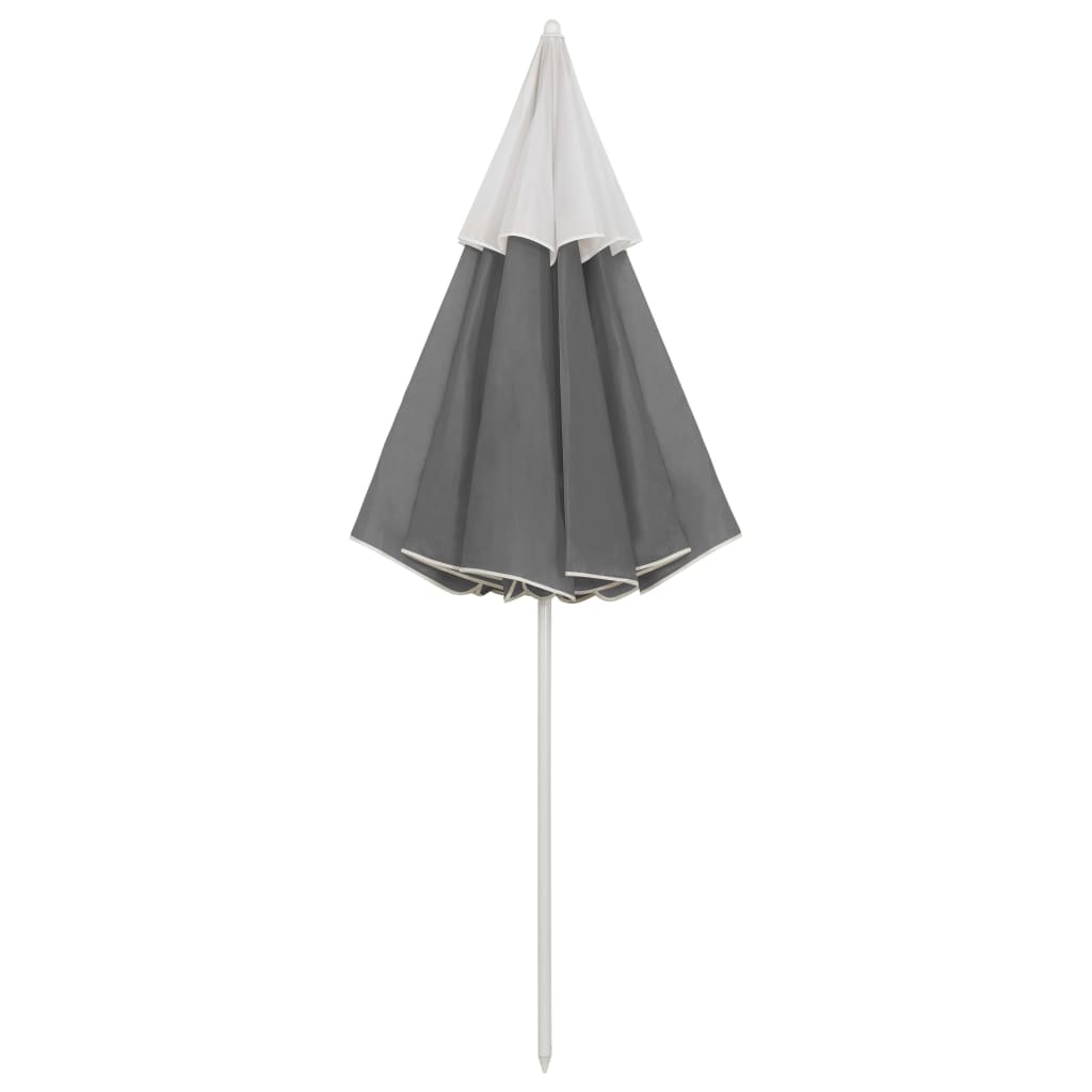 Sonnenschirm mit Stahlmast Sandfarbe 180 cm