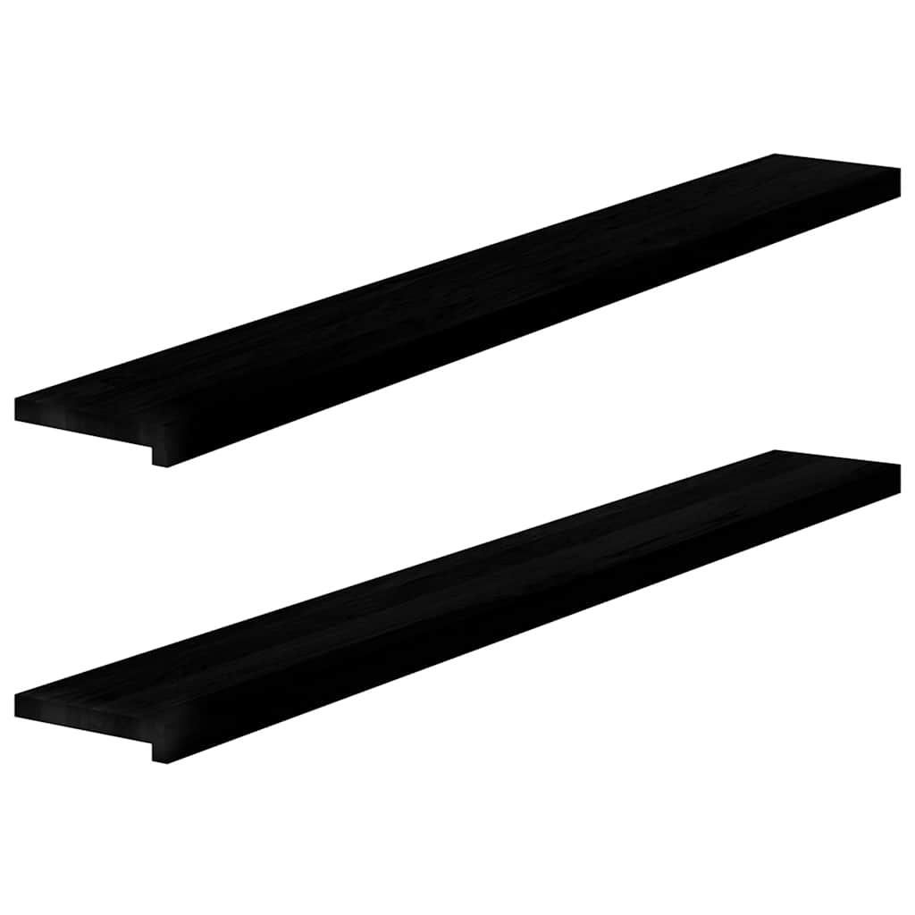 Fensterbänke 2 Stk. Unbehandelt 160x25x2 cm Massivholz Eiche