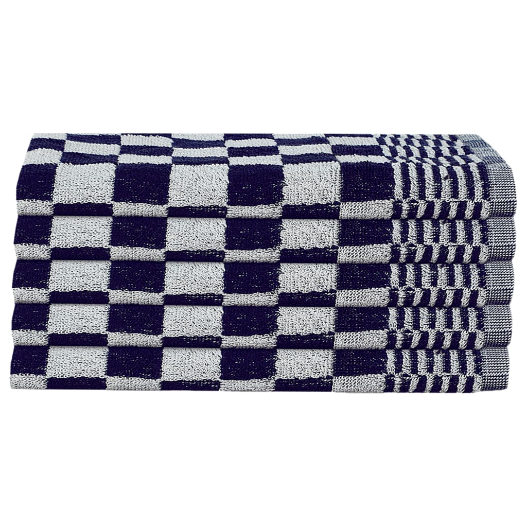10-tlg. Handtuch-Set Schwarz und Grau Baumwolle