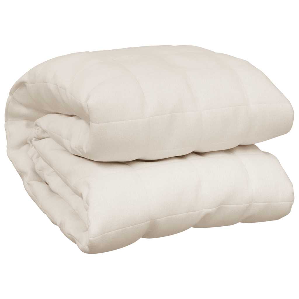 Gewichtsdecke Grau 122x183 cm 5 kg Stoff