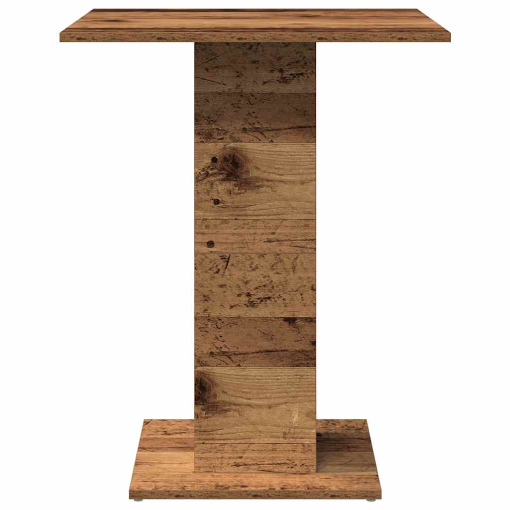 Bistrotisch Weiß 60x60x75 cm Holzwerkstoff