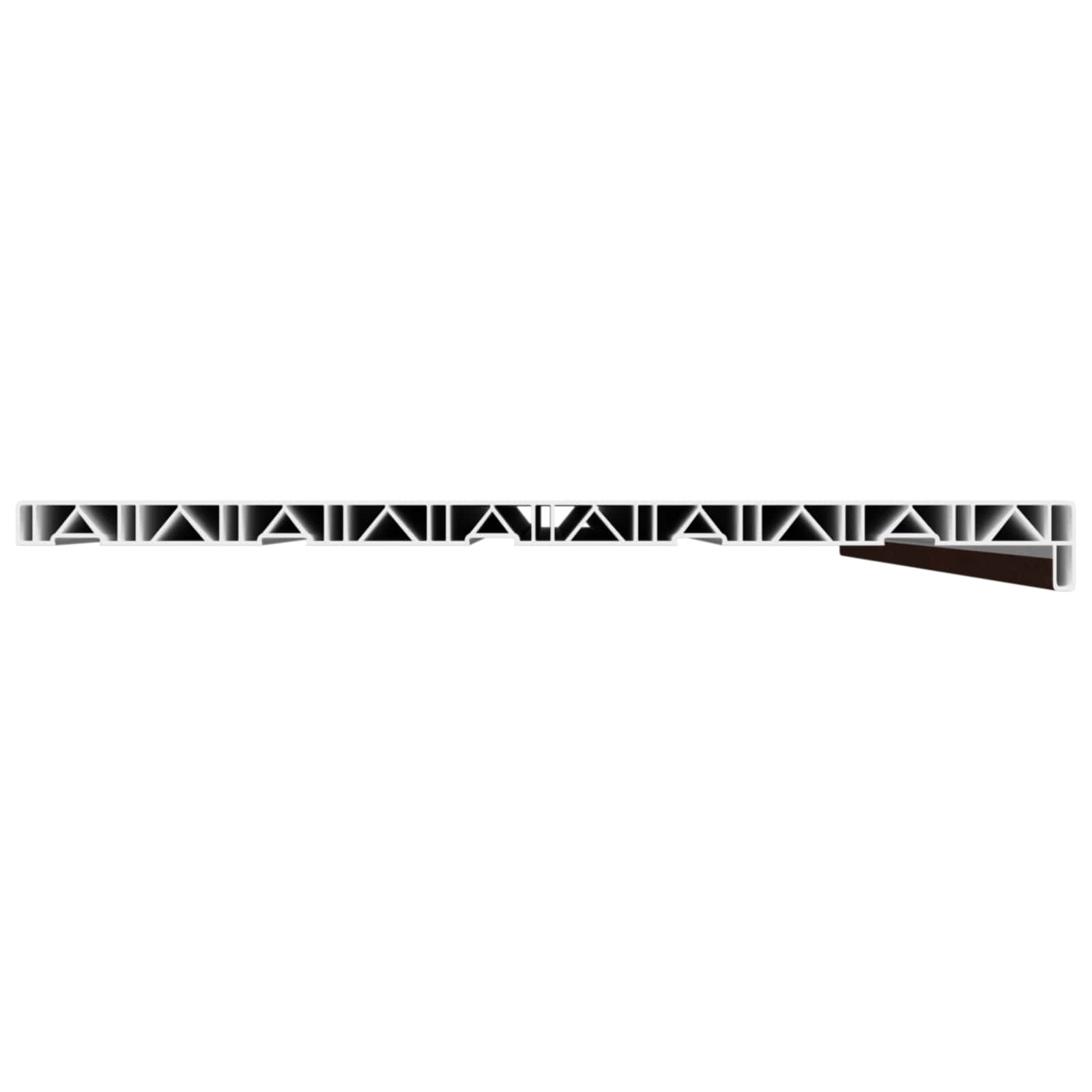 Fensterbank Weiß 60 x 10 x 4,5 cm PVC
