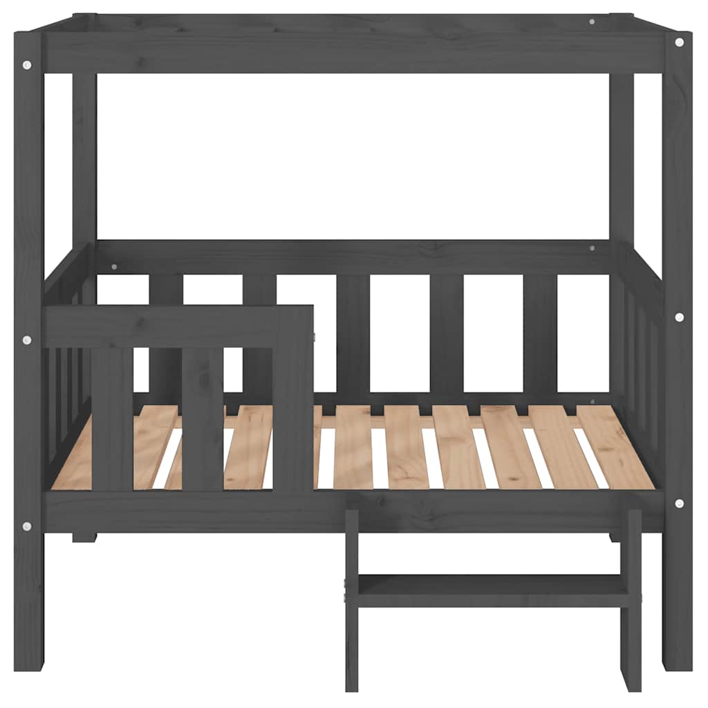 Hundebett Weiß 55,5x53,5x60 cm Massivholz Kiefer
