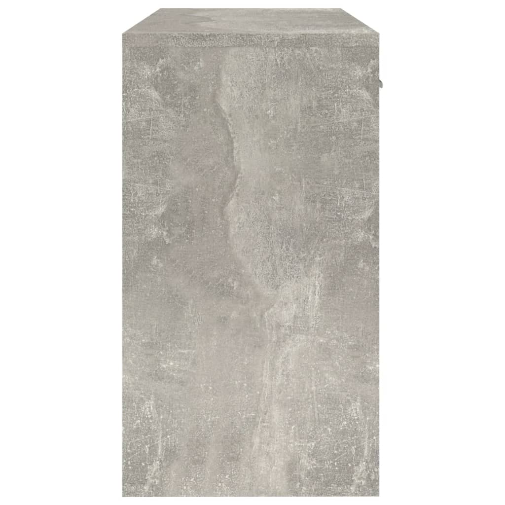 Schreibtisch mit Schublade und Schrank Eiche 100x40x73 cm