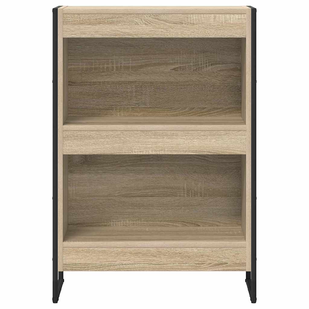 Bücherregal 2 pcs Schwarz Eichen-Optik 60 x 30 x 189,5 cm