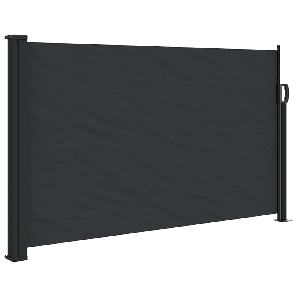 Seitenmarkise Ausziehbar Schwarz 100x300 cm