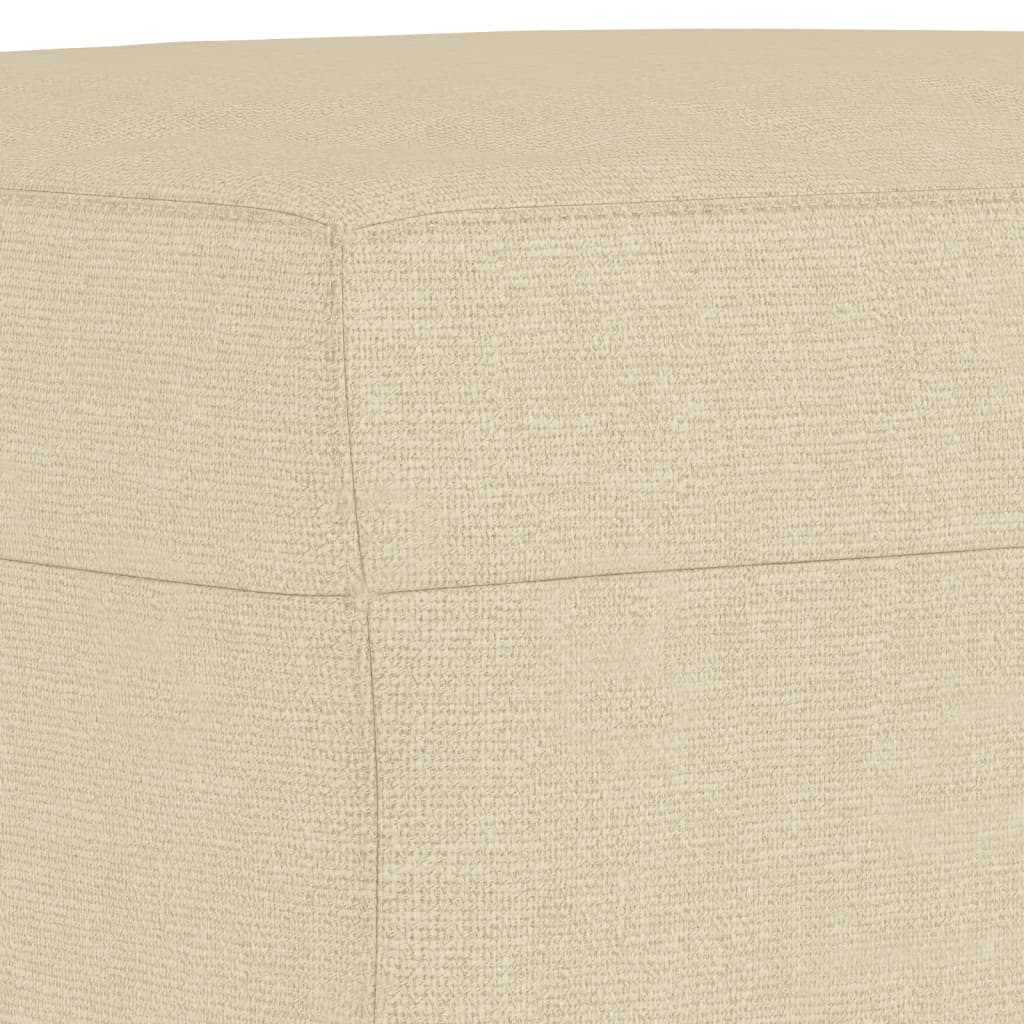 4-tlg. Sofagarnitur mit Kissen Taupe Stoff