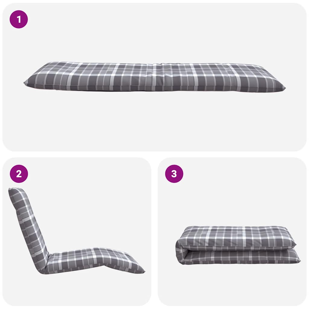 Sonnenliege Klappbar Anthrazit 175x54x8,5 cm Oxford-Gewebe