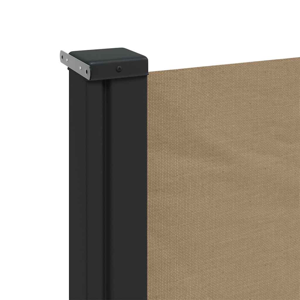 Seitenmarkise Ausziehbar Schwarz 100x300 cm