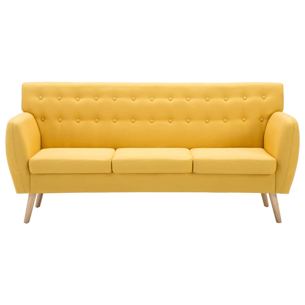 3-Sitzer-Sofa Stoff 172x70x82 cm Dunkelgrau