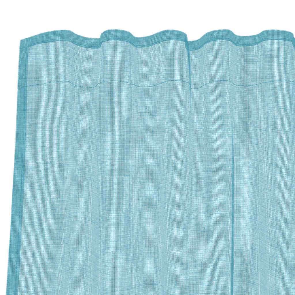 Voile Vorhänge mit Ösen 2 Stk. Apfelgrün 140x140 cm