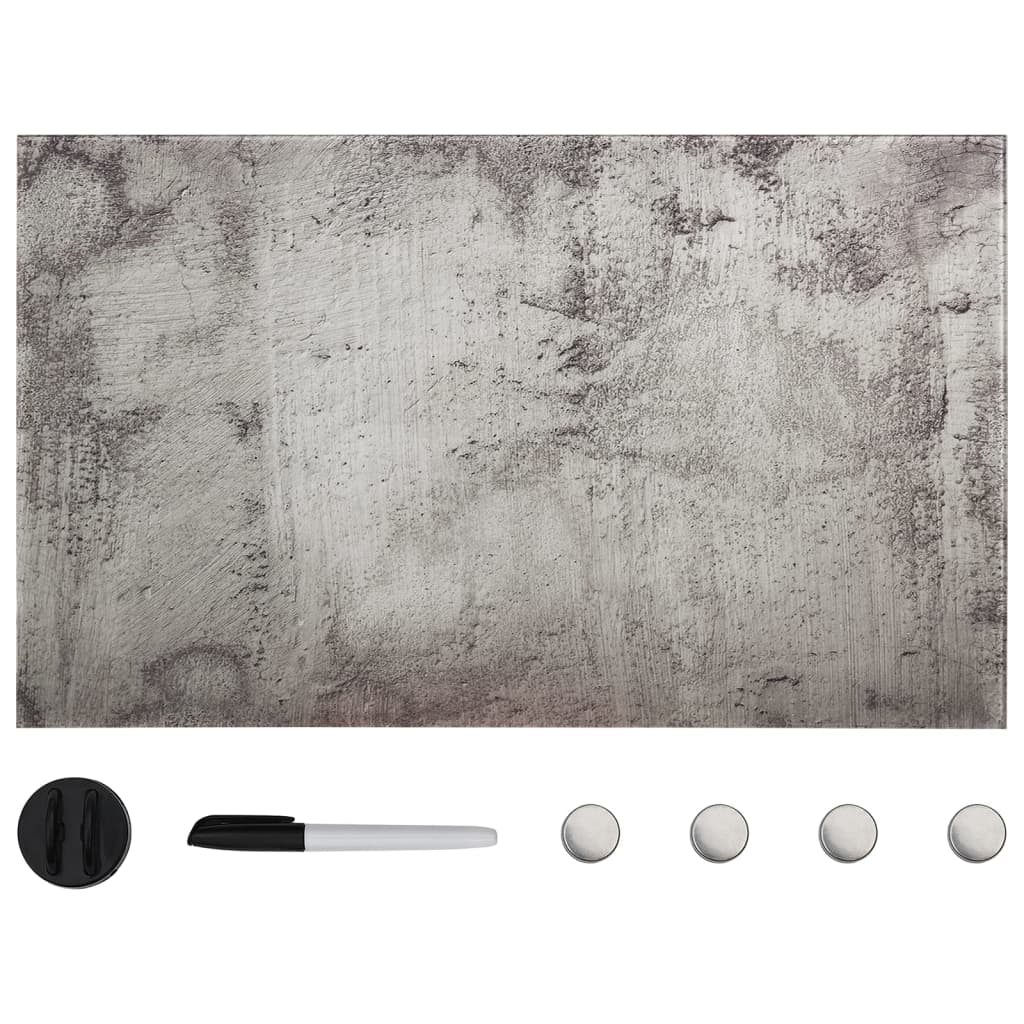 Magnettafel Wandmontage Glas 50x50 cm
