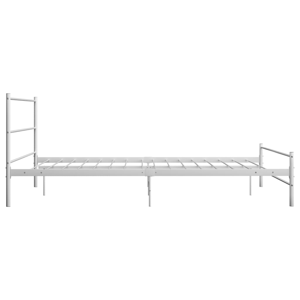 Bettgestell Grau Metall 180×200 cm