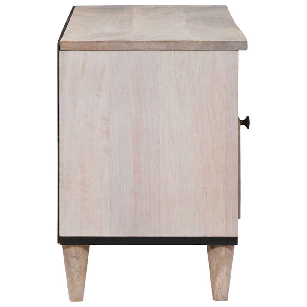 TV-Schränk mit Schubladen 100 x 33 x 46 cm Massivholz Mango