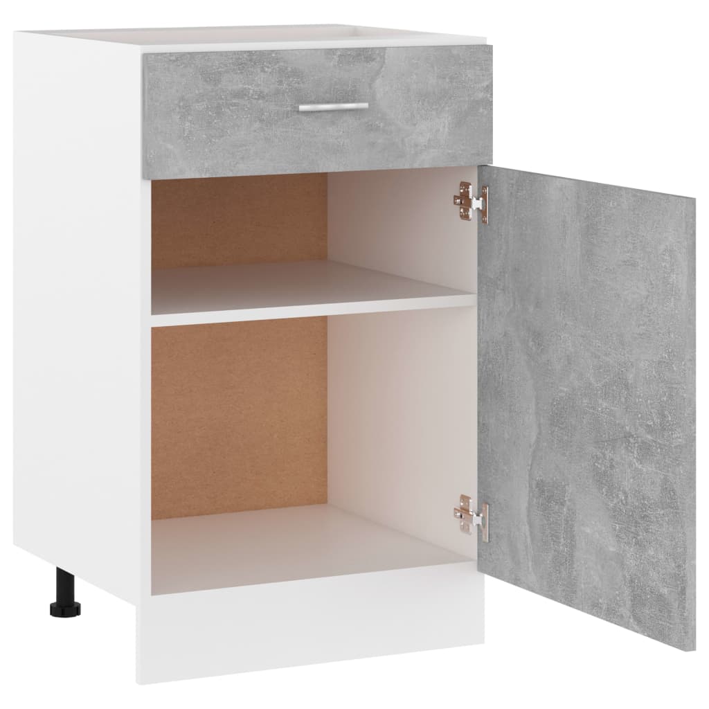 Unterschrank Lyon Weiß 60x46x81,5 cm Holzwerkstoff