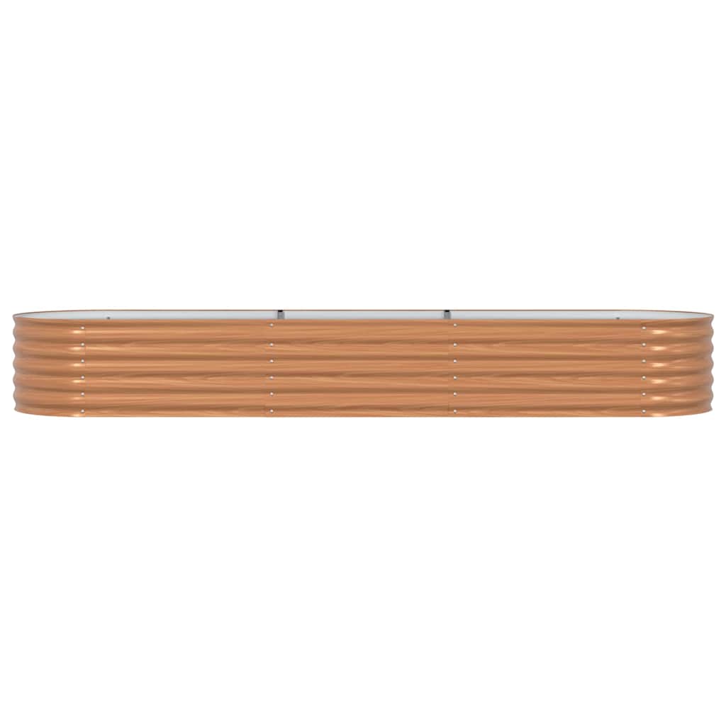 Hochbeet Grün 400 x 80 x 81 cm Stahl