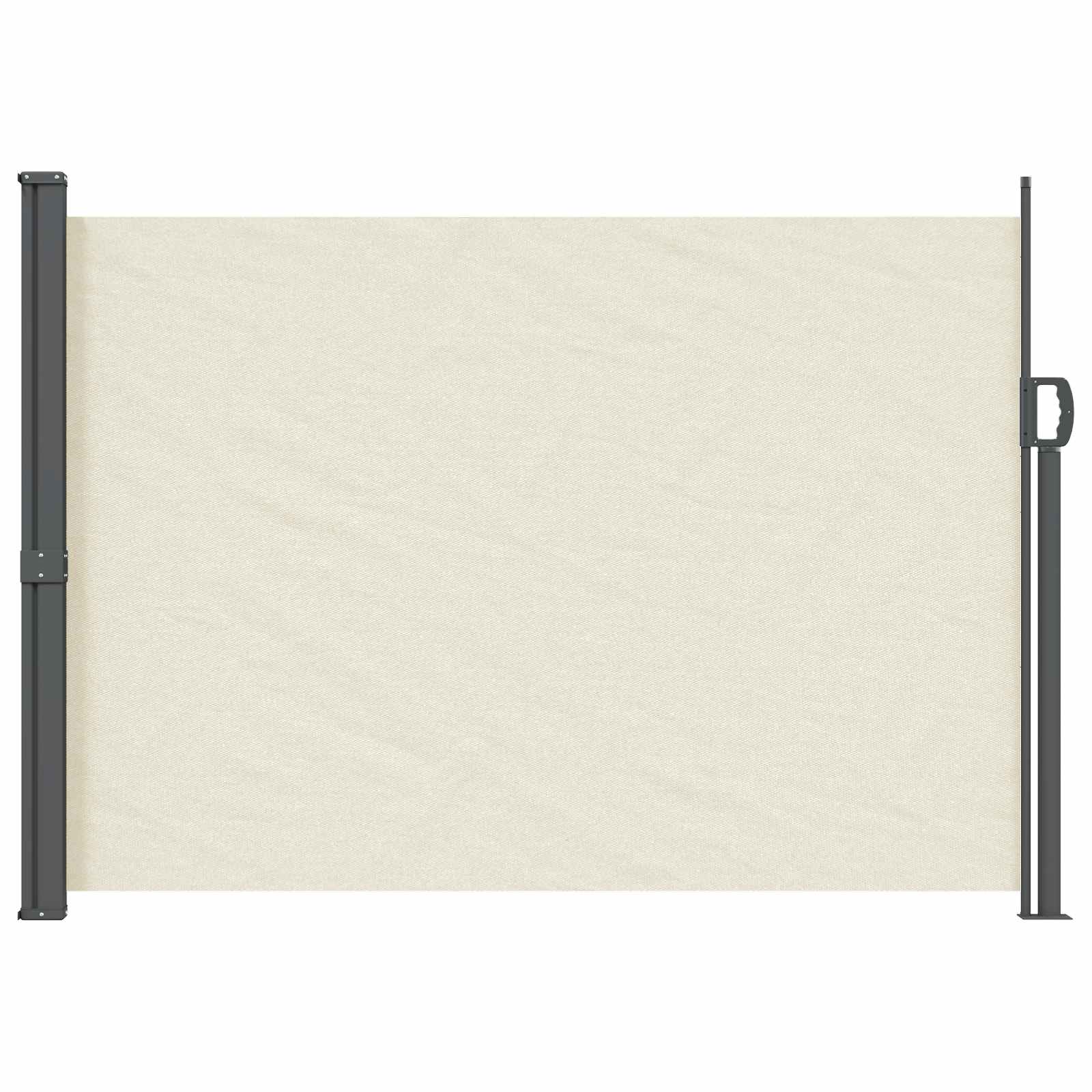 Ausziehbares Seitenmarkise Anthrazit 300 x 100 cm Polyester
