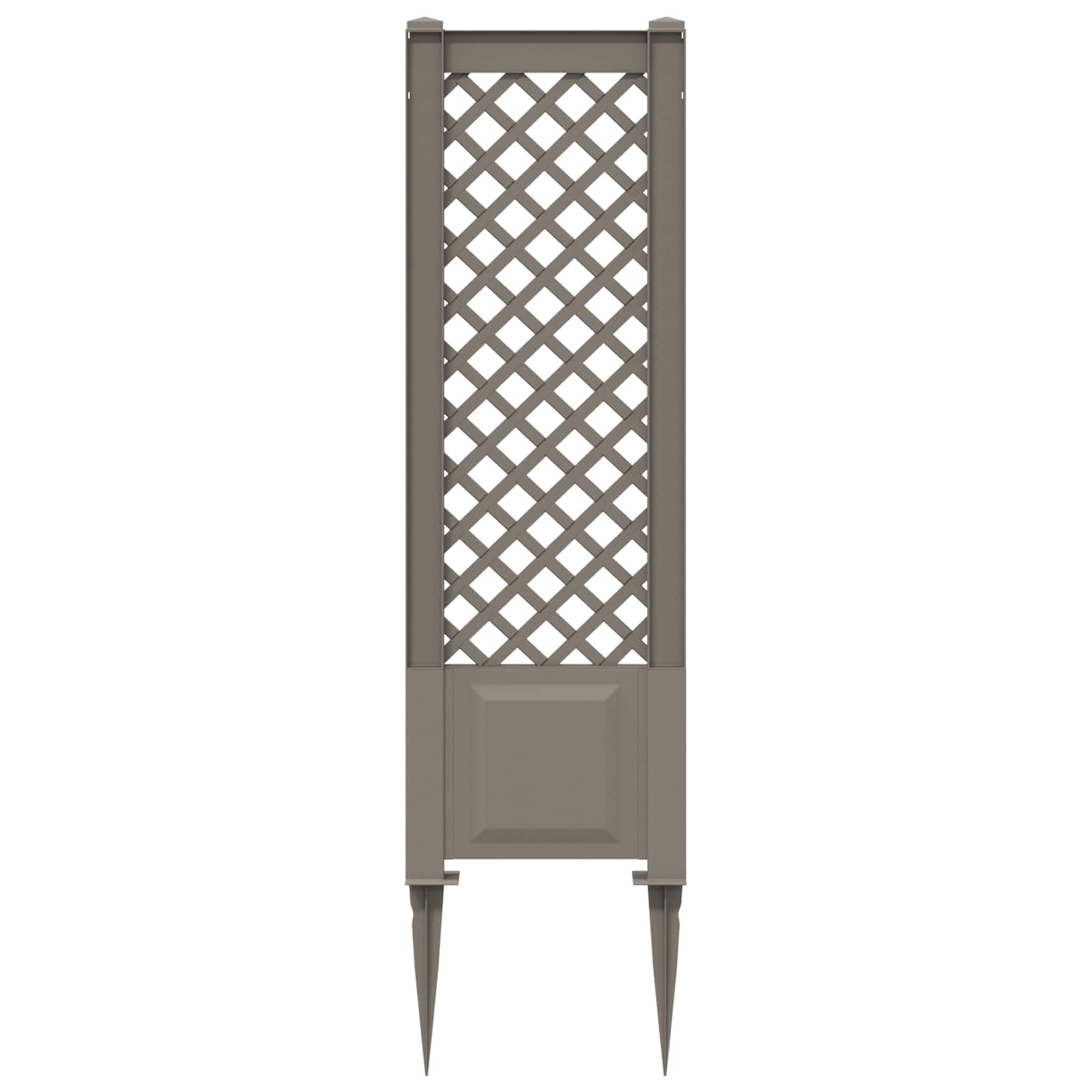 Trellis mit Spike Weiß 43 x 6 x 165 cm PP