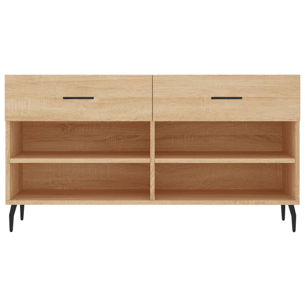 Schuhbank Weiß 102x35x55 cm Holzwerkstoff