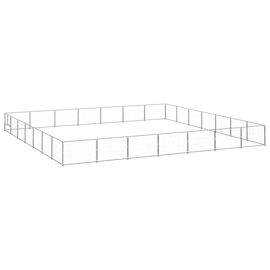 Hundezwinger Schwarz 4 m² Stahl