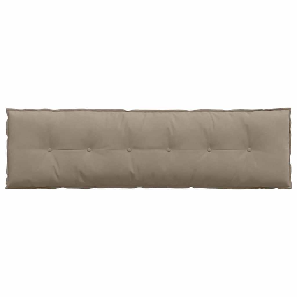 Rückenkissen Taupe 50 x 45 cm Mikrofaserstoff